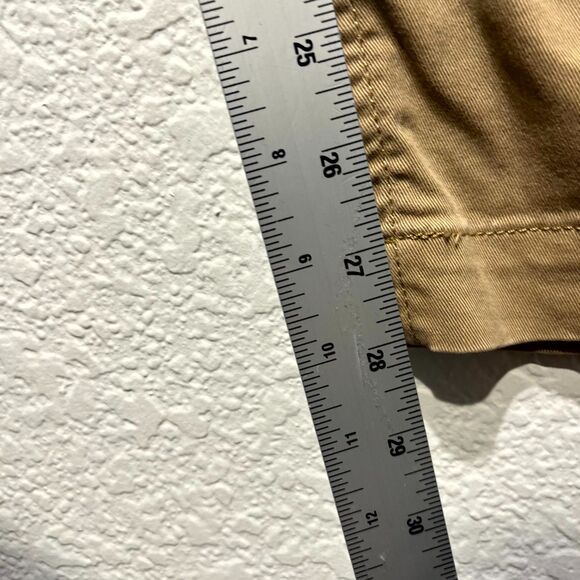 J. Crew Girlfriend Chino Pants Womens 14 Brown Cotton Stretch High Rise Tapered - Picture 9 of 16